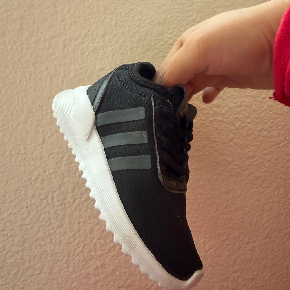 Adidas Kids Black and White Sneakers